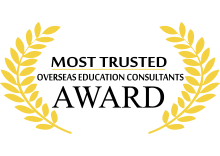 Most Trusted Overseas Education Consultants Award badge