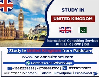 study in uk from pakistan